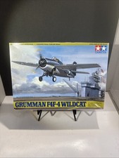 1/48 Tamiya WWII US Navy Grumman F4F-4 WILDCAT Plastic Model Kit Complete 61034