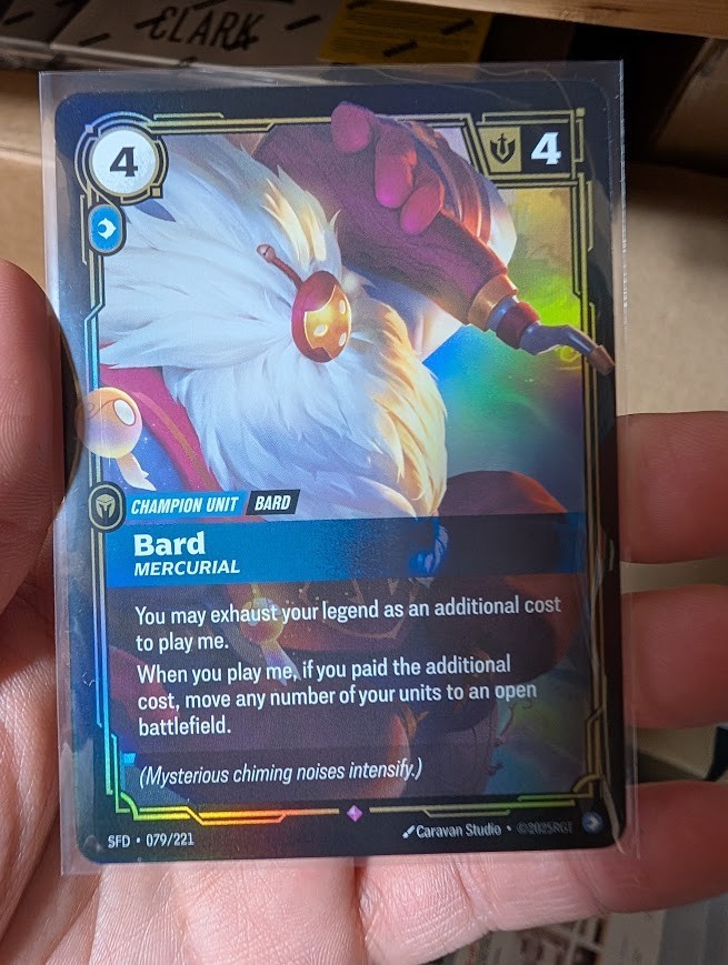 Bard Mercurial Foil 079/221 Spiritforged Riftbound League of Legends