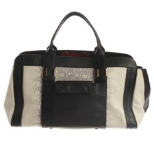 Borsa a mano Chloé bianca nera ottima