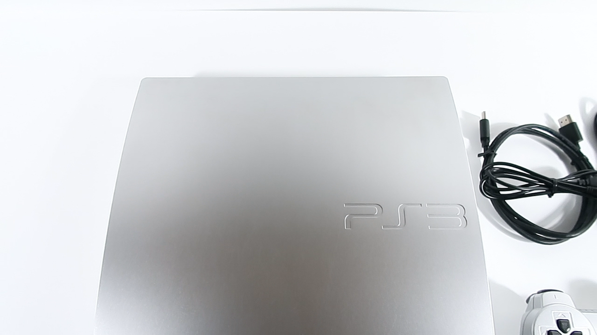 SONY PlayStation 3 PS3 CECH-2500A satin silver Console 160GB Good