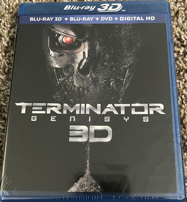 Terminator: Genisys Blu-Ray 3D + Blu-Ray + DVD - Brand New / Sealed