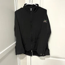 Peter Millar Jacket Womens Large Black COLONIAL Golf Performance Cinch LE0CZ10S