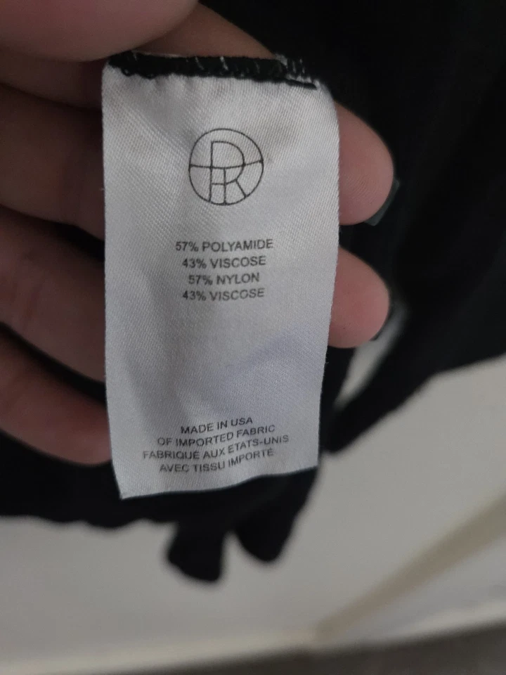 Cárdigan para mujer The Row negro manga larga frente abierto talla S Foto 4 de 4