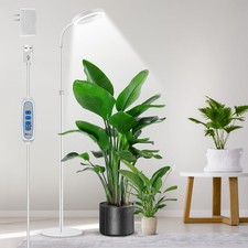 Floor Grow Lights for Indoor Plants, Full Spectrum Plant Light with 68" Stand...