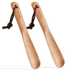 CHOSIN Shoe Horn for Kids Men Women, Portable Shoe Spoon Boot Horn Helper, 2p...