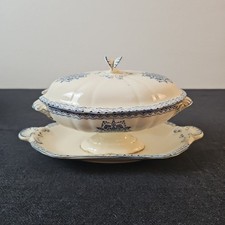 Saucière Faïence Ancienne De Salins Terre De Fer Fin 19ème