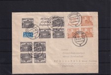 AW964) Berlin Beleg mit Bauten , u.a. ZD Zusammendrucke