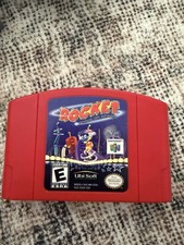Rocket-Robot On Wheels Game Cartridge for N64 US Version Authentic Tested Works