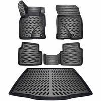 Elmasline 3D Gummimatten + Kofferraumwanne Set FüR Ford Kuga 3 (Iii) Ab 2020