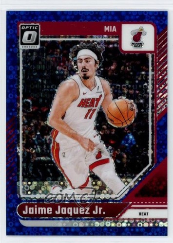 2024-25 Panini Donruss Optic Fast Break Blue Prizm 6/49 Jaime Jaquez Jr #22