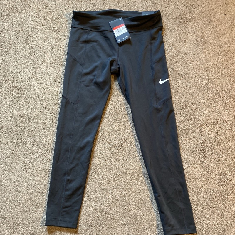 Girls Size large, Black Nike Dri- Fit Tight Fit Leggings, New With Tags
