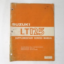 Suzuki LT125 1982 Factory Supplementary Service Manual