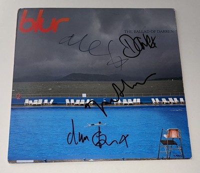 SIGNED BLUR THE BALLAD OF DARREN DAMON ALBARN ALEX GRAHAM DAVE RARE AUTHENTIC