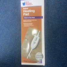 Good Neighbor Pharmacy Deluxe Heating Pad Moist or Dry Heat 12" X 15" 4 Levels