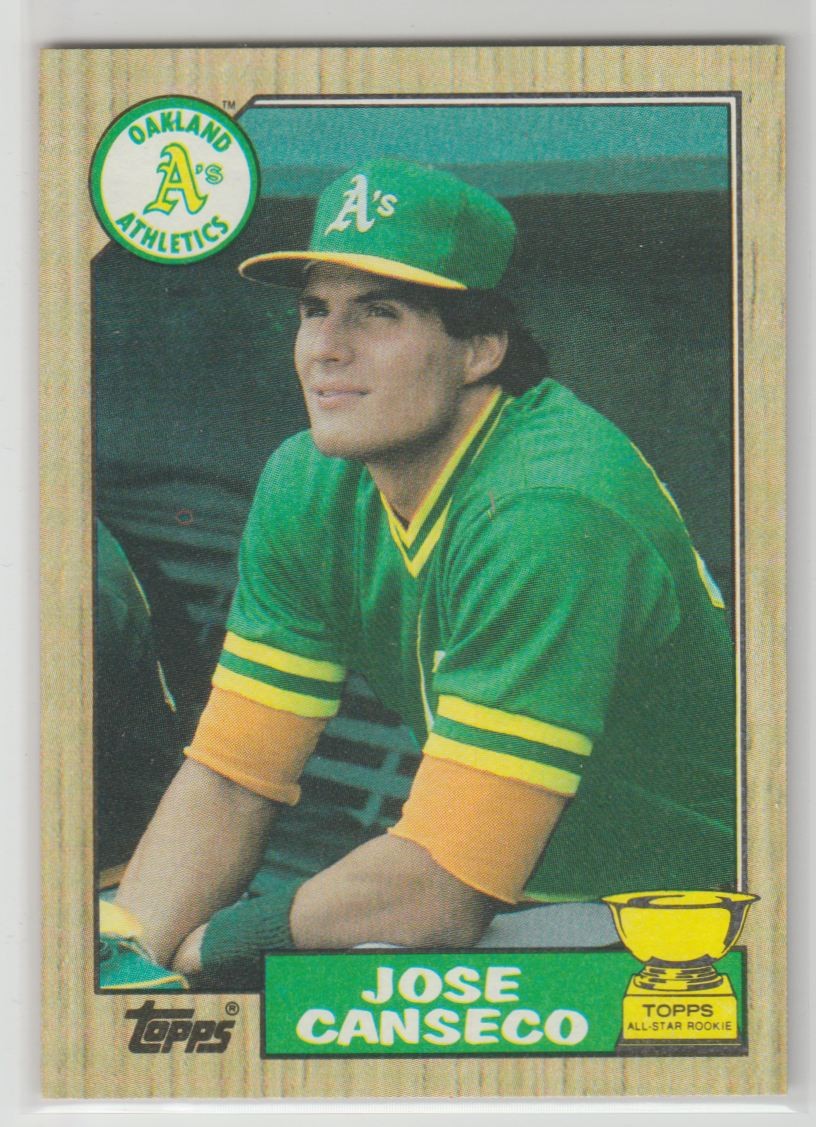 1987 Topps Jose Canseco Oakland Athletics #620