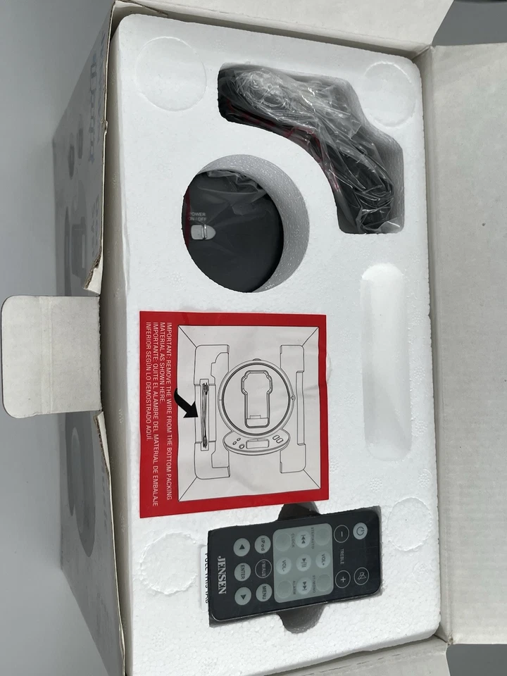 Jensen Jims-195-bk Docking Digital Music System/alarm Clock for iPod and Mp3 New - Image 4 of 4