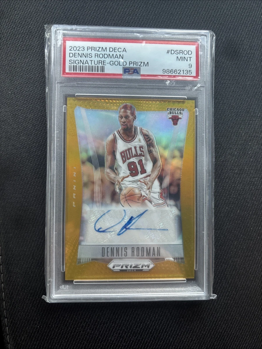 Panini Dennis Rodman Basketball Autographed Sports Trading Cards