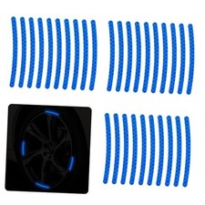 40PCS Blue Car Stickers and Decals, Night Safety Automotive Reflective