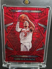 2024-25 Panini Obsidian - Josh Hart, Josh Hart #136 Electric Etch Red Flood 8/8