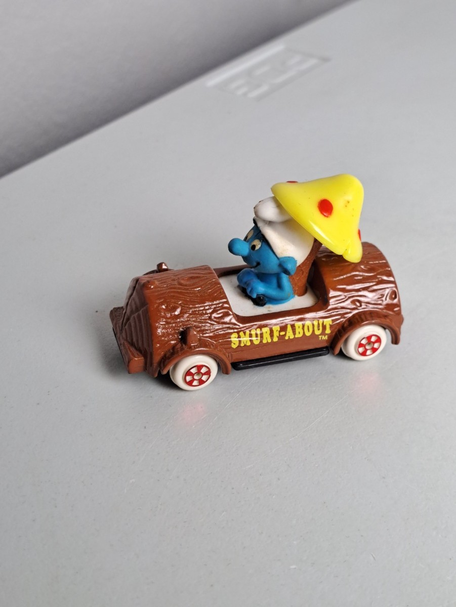 VTG. ERTL Smurf #3 SMURF-ABOUT Diecast Redwood Vehicle | eBay