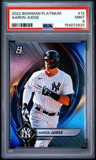 2022 BOWMAN PLATINUM #12 AARON JUDGE PSA 9