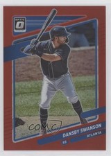 2021 Panini Donruss Optic Red Prizm 46/60 Dansby Swanson #102 o7m