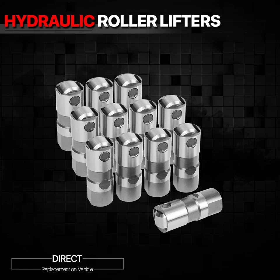 Гидравлические роликовые подъемники двигателя для 94–09 Oldsmobile/Chevy/Pontiac/Buick 12 шт. - Изображение 2 из 4