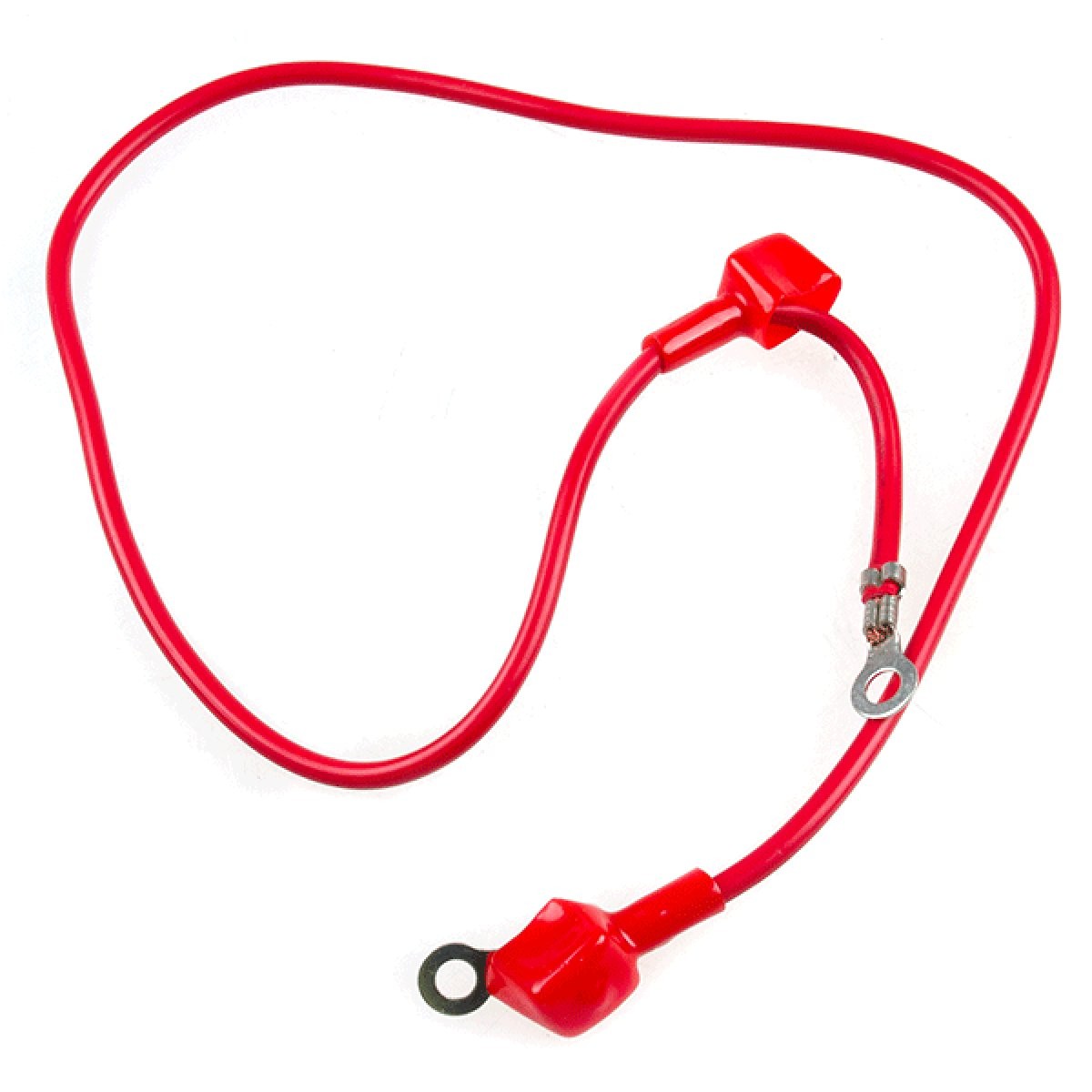 Battery Cable (Positive/Anode) for WY125T-74R-E4 Scooter Red Female BTYCB002