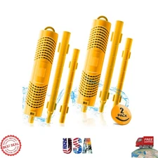 2PCS Yellow Mineral Sticks for Hot Tub Filters - Enhance Water Clarity & Life