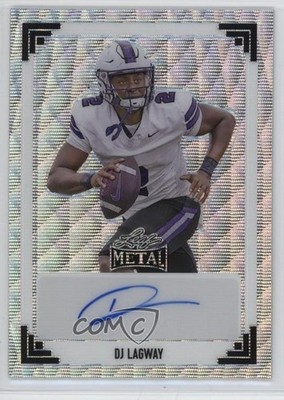 2024 Leaf Metal 1991 Leaf Silver Wave 5/7 DJ Lagway #91A-DJL Auto 1t1d