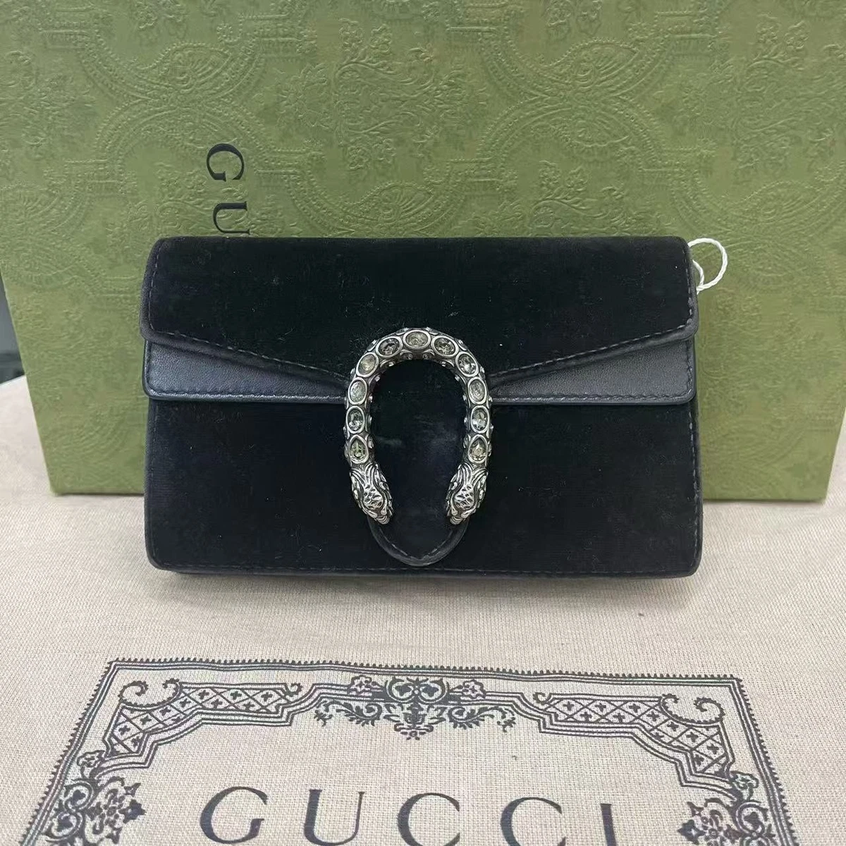 Gucci Velvet Exterior Bags & Handbags for Women for sale | eBay