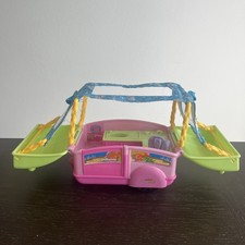 Fisher Price Little People Camping Adventure Pop-Up Camper Vehicle Set TESTED