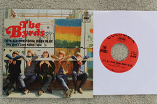 The Byrds  - It's All Over Now, Baby Blue/She Don't... -  Picture Sleeve PS 7"