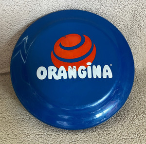 Vintage 90s ORANGINA ORANGE SODA POP Used Frisbee