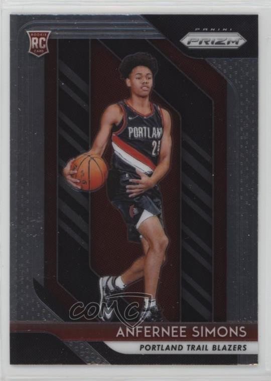 2018-19 Panini Prizm Anfernee Simons #61 0a4