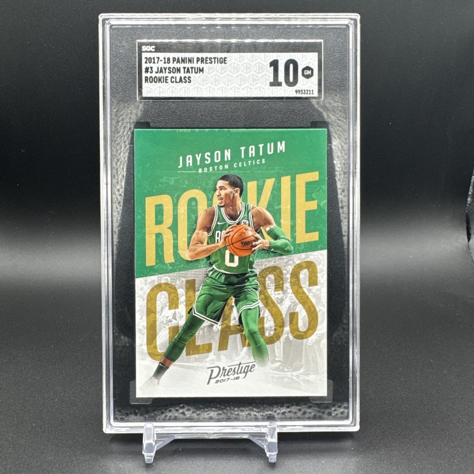 2017-18 Panini Prestige Jayson Tatum Rookie Class SGC 10 Gem Mint Celtics RC
