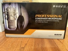 Professional Condenser Microphone With Patented Audio Reference Companding-New