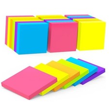 Sticky Notes 3x3 Inch 24 Pads Colorful Thick Paper Smooth Writing Easy to