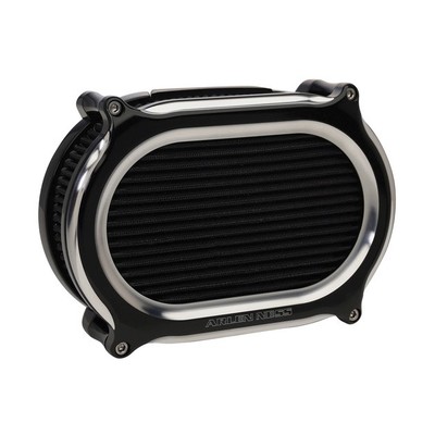 Arlen Ness Stage II Performance Air Filter Kit Contrast Black #600-186