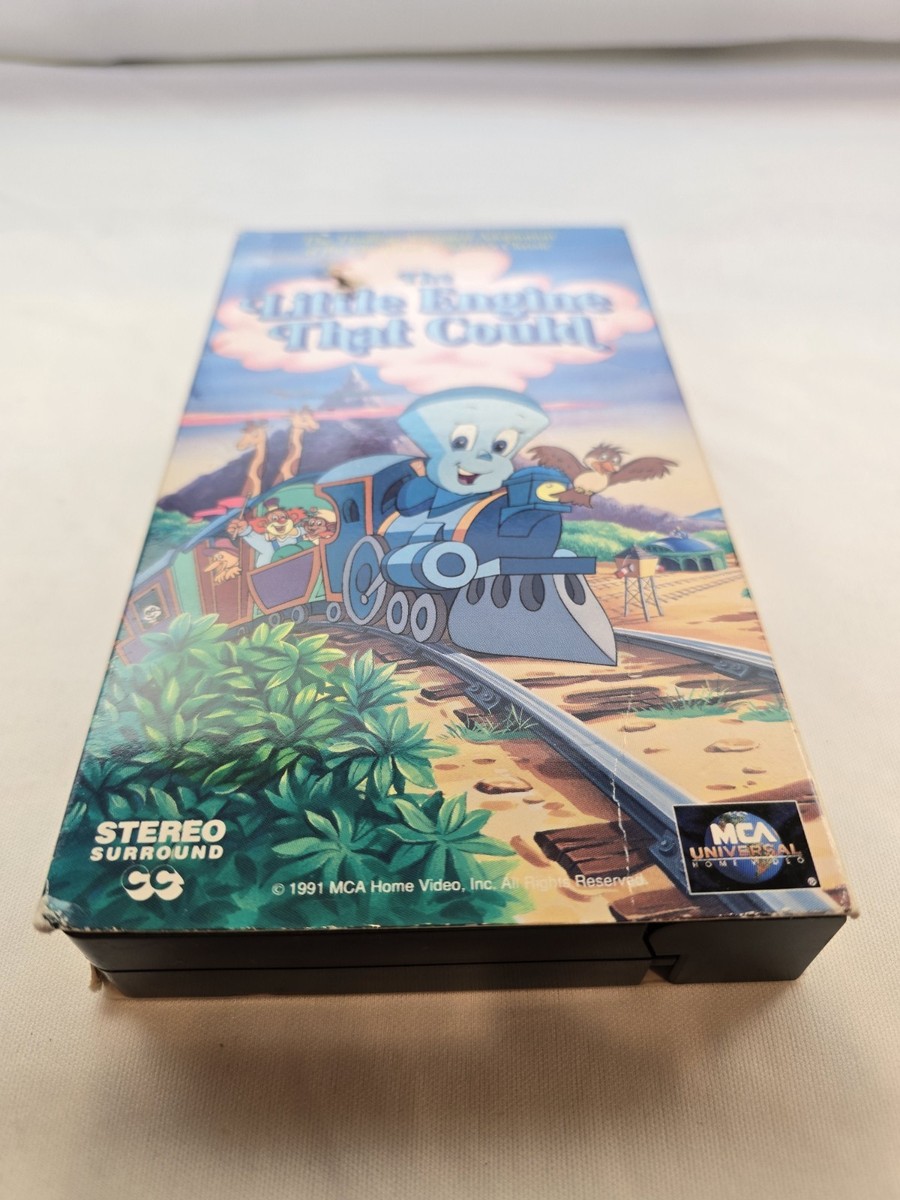 The Little Engine That Could 1991 VHS Tape Animated Childrens Book