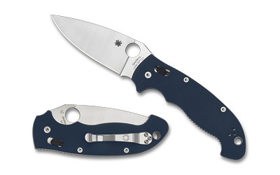 Spyderco Manix 2 XL Folding Knife CPM SPY27 Cobalt Blue G-10 C95GPCBL2