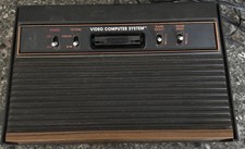 Atari 2600 Wood Grain 4 Switch Console Tested
