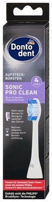 Dontodent Aufsteckbürsten Universal Sonic Pro Clean, 4 St