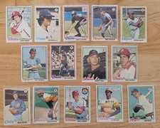 MLB 1978 Topps 14-baseball card lot w/minor stars & HOF Bruce Sutter  (see pics)
