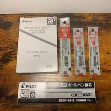 Pilot FriXion Ball 0.5mm Blue Refills, Pilot 0.7mm BKRF-6F-B Refills, Stationary