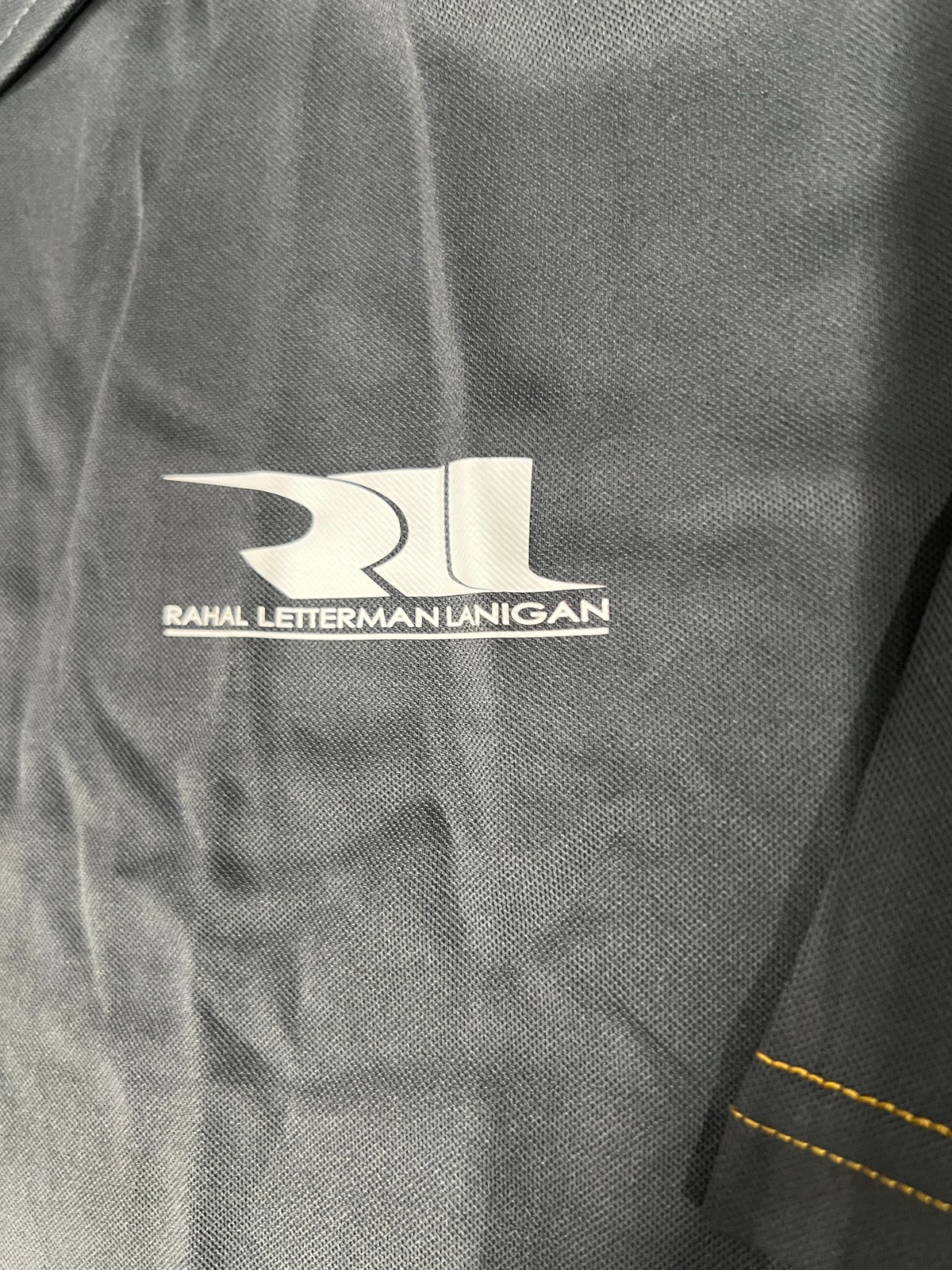 Cavallino Delta Polo Shirt Men’s 2XL Rahal Letterman Lanigan Charcoal image 3