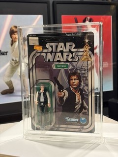 Vintage 1977 Kenner Star Wars Han Solo 12C (Small Head) MOC. RARE 🔥