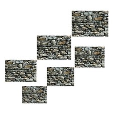 3D Aquarium Universal Landscape Poster Single-Sided Fish Background