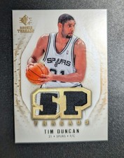 NBA Card Tim Duncan SP Rookie Threads. rookie card picture