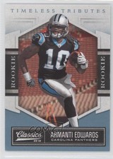 2010 Panini Classics Rookie Timeless Tributes Platinum 1/25 Armanti Edwards 0a1
